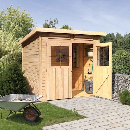 Karibu Eco Gartenhaus Gerätehaus Grebenau / Glücksburg 2/3/4 - 19 mm