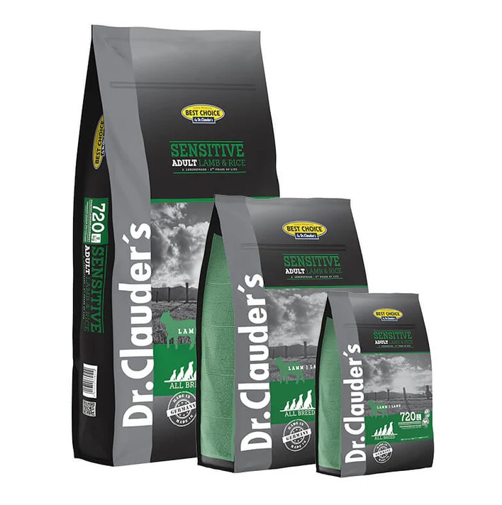 Dr. Clauder's Best Choice Lifecycle Sensitive Adult Lamm & Reis All Breed Hundetrockenfutter