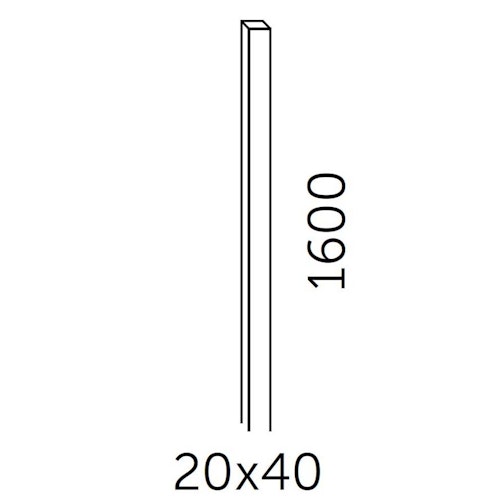 ALLUX Rohr-Ständer 1003 für Briefkasten