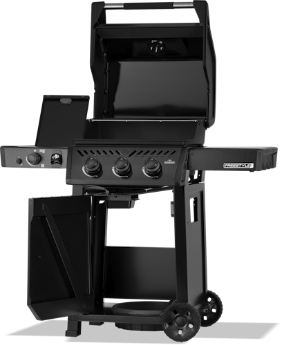 Napoleon Freestyle PRO 365, 3 Hauptbrenner, SIZZLE ZONE Seitenbrenner und Tür, Schwarz
