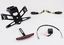 Vorschaubild PROTECH Komplett-Set Plug and Play Kennzeichenhalter mit 2 LED-Blinkern X-SHAPE