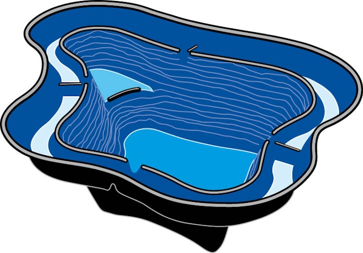 Ubbink Teichschale Fertigteich Calmus S IV - 530 l