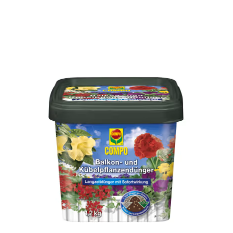 COMPO Balkon- und Kübelpflanzendünger 1,2 kg