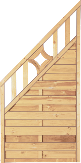 T&J OLYMP Sichtschutz Serie Ecke 90 x 180/90 cm