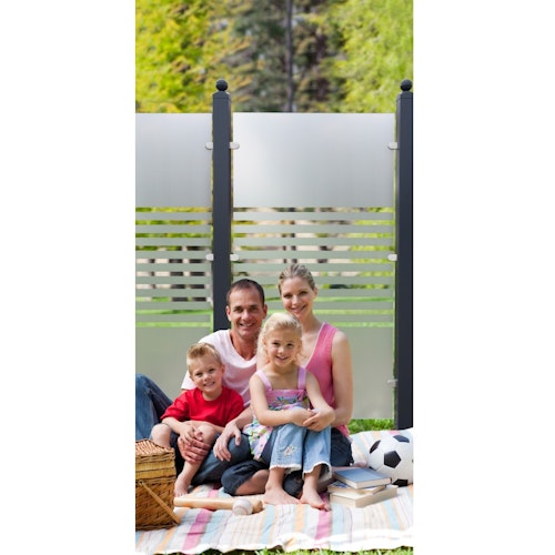 GroJa Ambiente Glas-Sichtschutz Typ Senkrecht 90