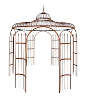 Badeko Pavillon „Sonnenschein“ in Edelrostoptik