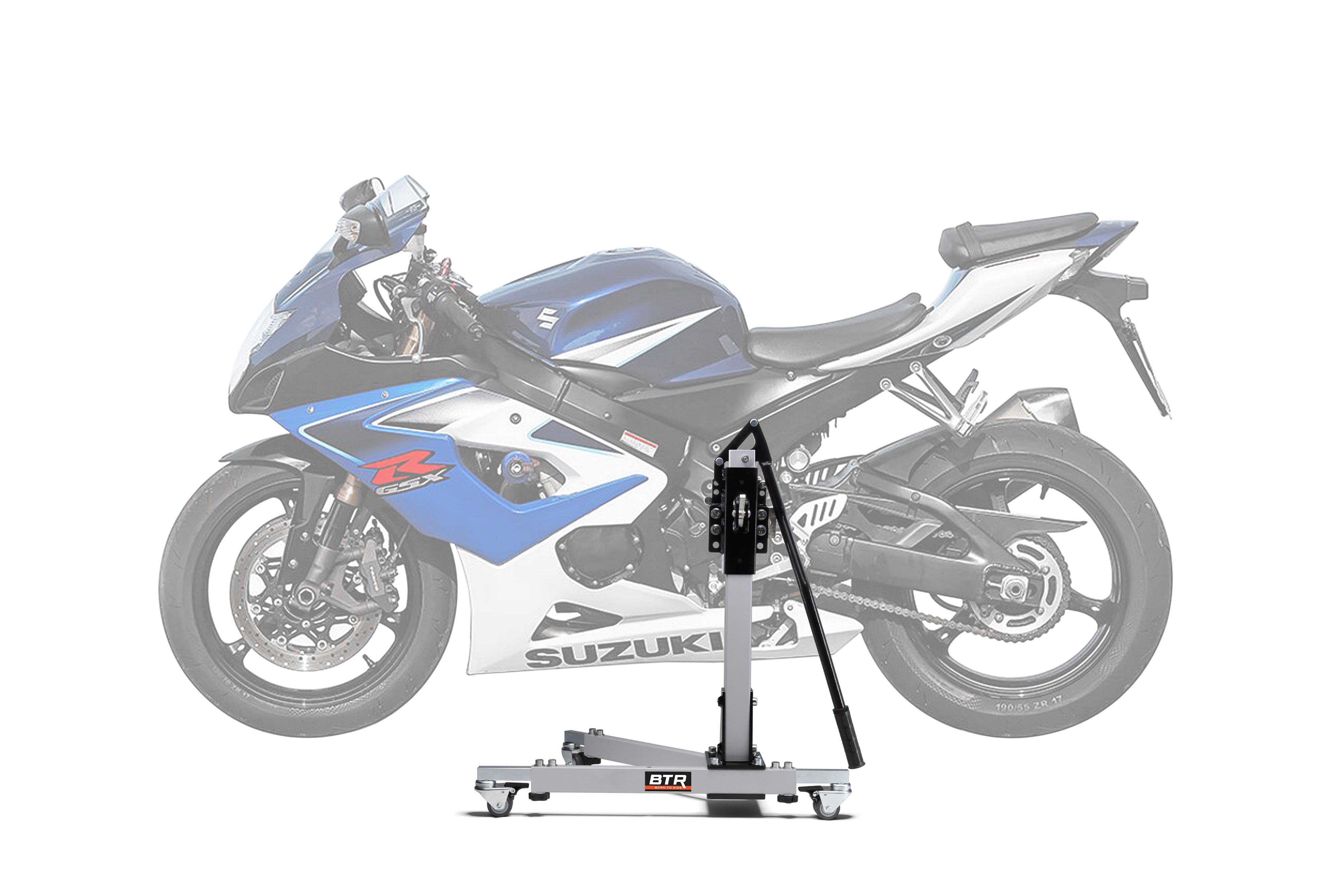 CS Power Classic Zentralständer Für Suzuki GSX-R 1000 2005-2008 | Bis 300 Kg | Klappbar & Mit Rollen