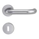 Vorschaubild Griffwerk Türgriff ALESSIA K3 Klippgarnitur- Edelstahl matt