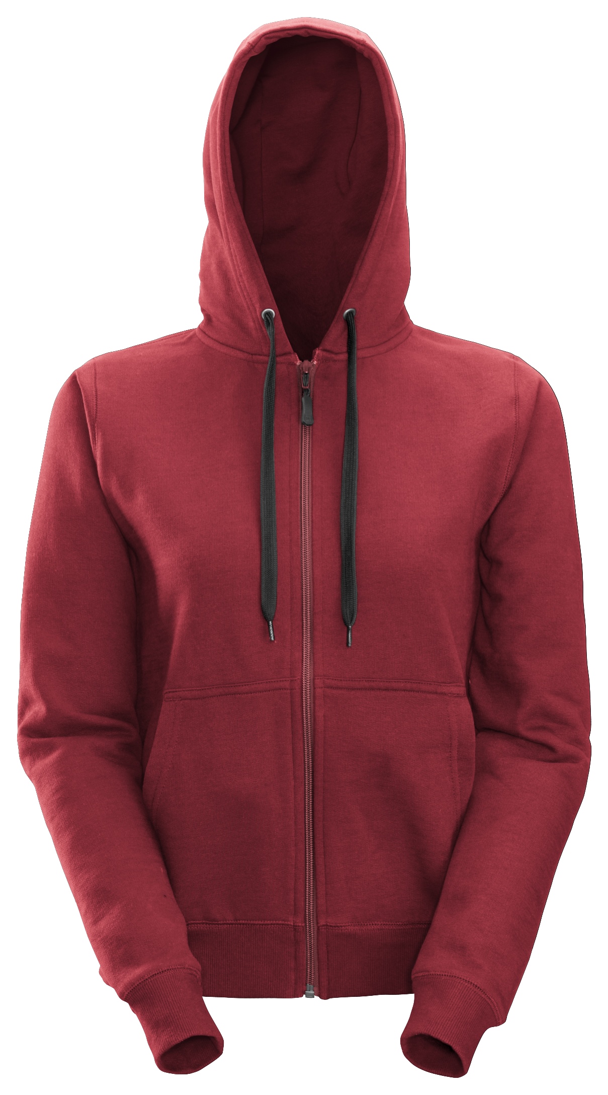 Snickers Damen Reißverschluss Hoodie 7 chilirot