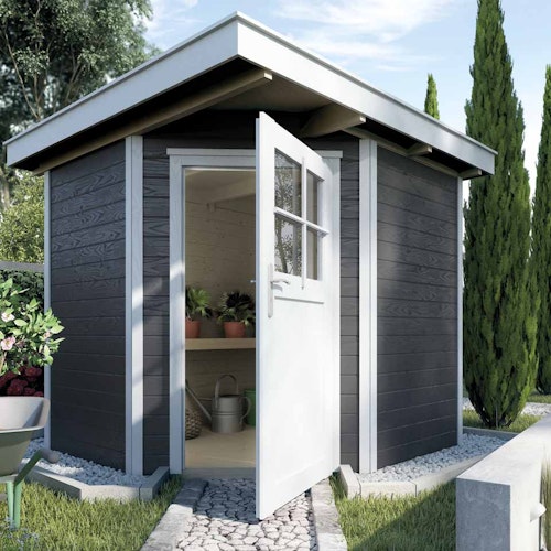 Weka 21 mm Gartenhaus 229 Eckhaus