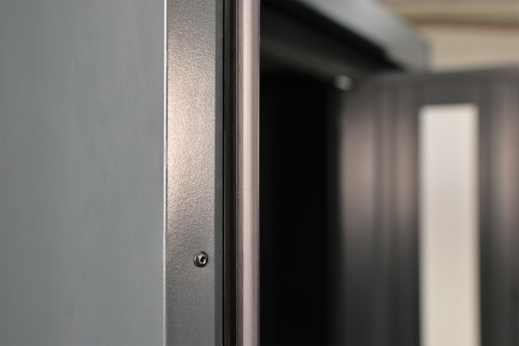 Wolff Finnhaus Premium Metall Gartenhaus Hakon 2424 Anthrazit