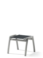 Sieger Hocker TRENTO, Aluminium Graphit / Textilux Grau - Abverkauf 