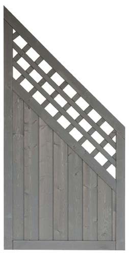 BM Serie Fehmarn Anschlusselement rechts 90x180/90 cm