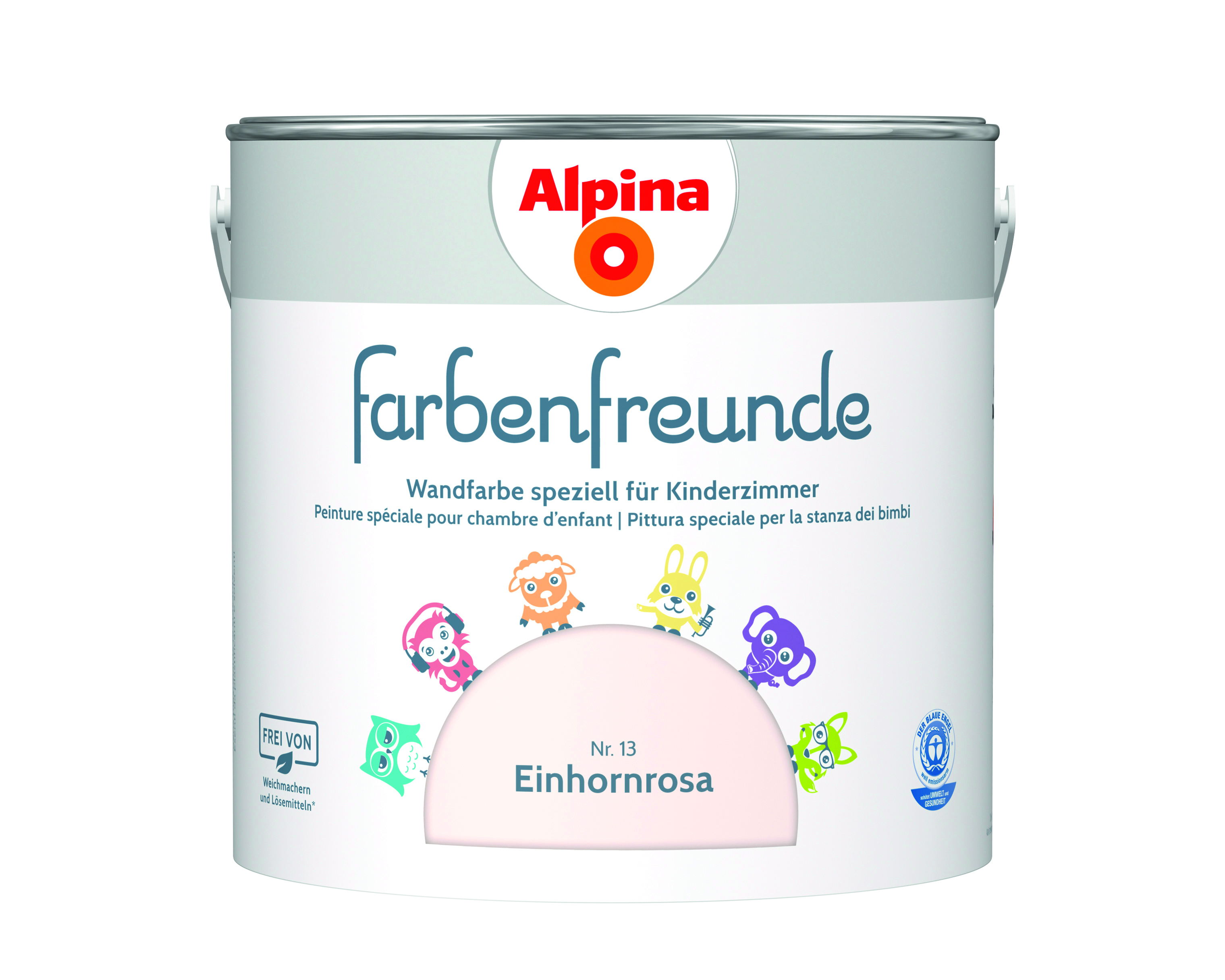 Alpina Farbenfreunde Nr. 13 Einhornrosa 2,5 Liter matt