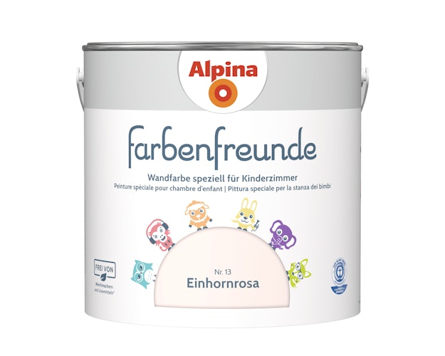 Alpina Farbenfreunde Nr. 13 Einhornrosa 2,5 Liter matt