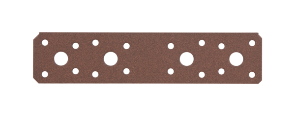 Alberts® DURAVIS® Flachverbinder 180x40x3mm Rostbraun