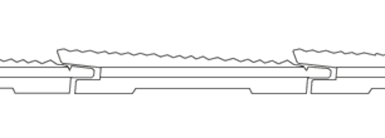 mocoPinus Fassade LIGNUCOLOR Keilprofil KSP 11 Nordische Fichte 445cm VE 4 Stk.