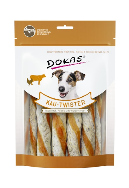 DOKAS Kau-Twister 200 Gramm HundesnacksVorschaubild