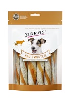 DOKAS Kau-Twister 200 Gramm Hundesnacks Rinderhaut, Pansen & Hühnerbrust