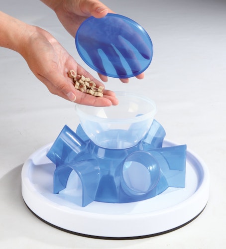 TRIXIE Cat Activity Tunnel Feeder Katzenspielzeug