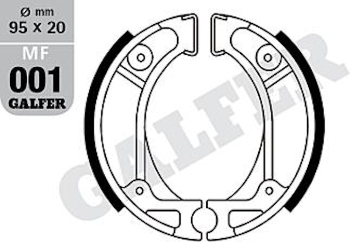 Galfer Bremsbacke MF001