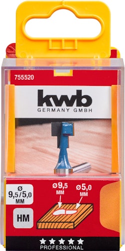 kwb T-Nutfräser HM 9,5-5 mm SB-Box 755520