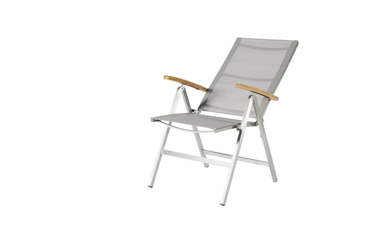 Diamond Garden Hochlehner MONACO, Edelstahl / Kunststoffgewebe Schwarz/Silber