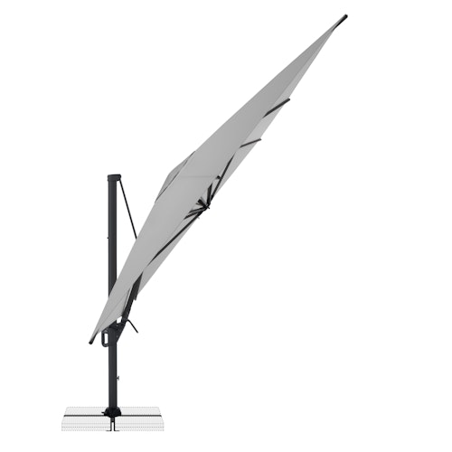 doppler Pendelschirm LIFE 300 x 400 Side, Aluminium Anthrazit / 100 % Polyester 180 g/m² 