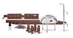 Alberts® Beschlagsortiment für Doppeltore DURAVIS® rostbraun