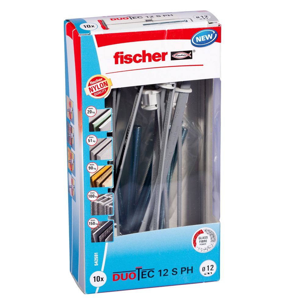 FISCHER Kippdübel DUOTEC 12 S PH M LD (10 Stück)