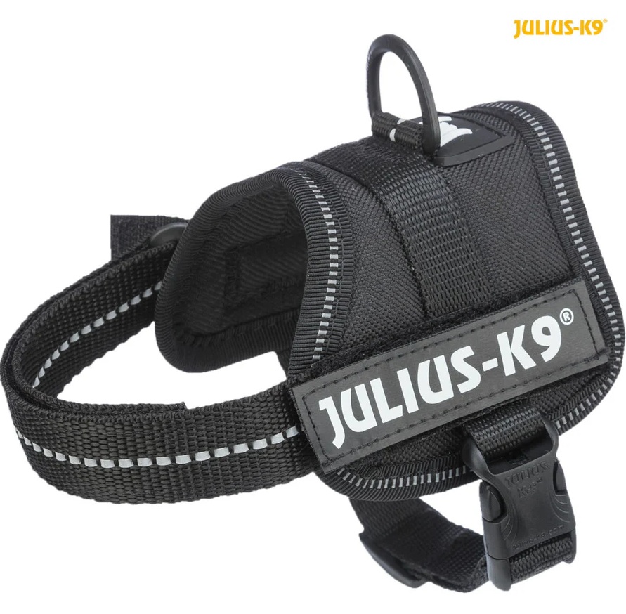 TRIXIE K9®Powergeschirr®, 2XS/Baby 2: 33–45 cm/18 mm, schwarz