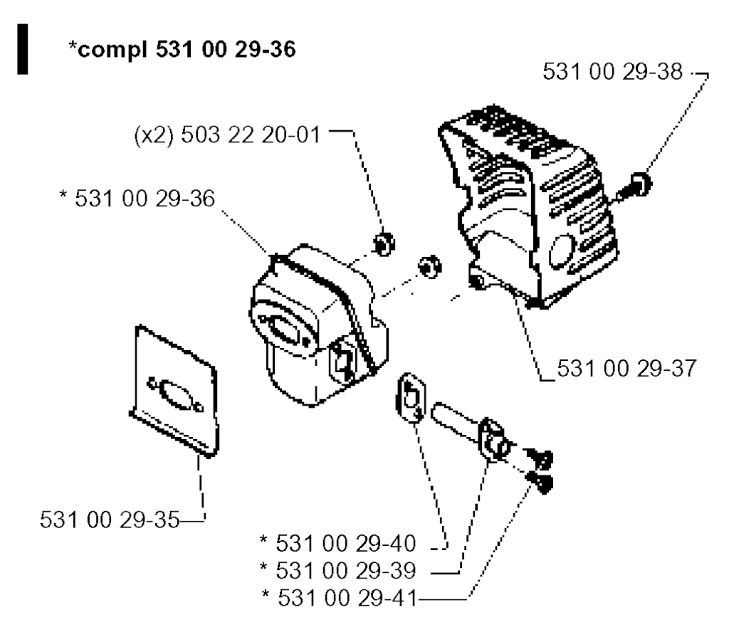 Explosionszeichnung Ersatzteile