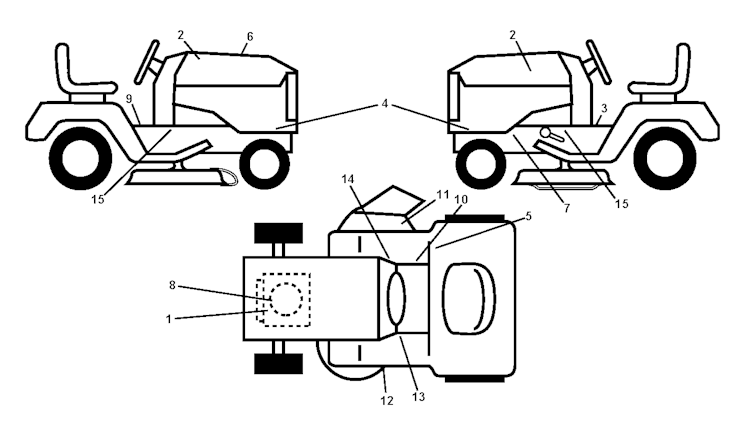 Husqvarna Gartentraktoren 96041015000 LTH126