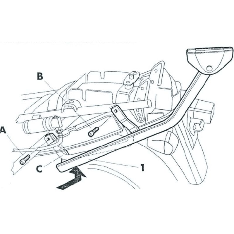 SHAD Top Master Befestigungssatz Suzuki