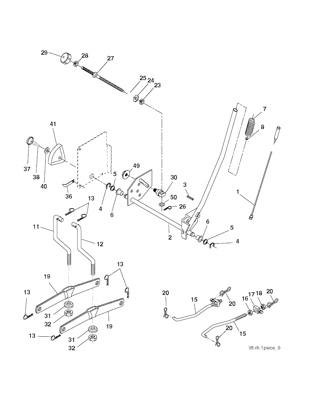 Explosionszeichnung Ersatzteile