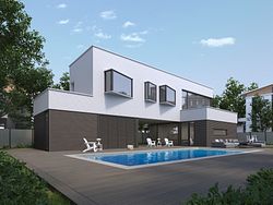 NewTechWood WPC Fassadenverkleidung Castellation Pro 35  BSK D 33 x 215 mm