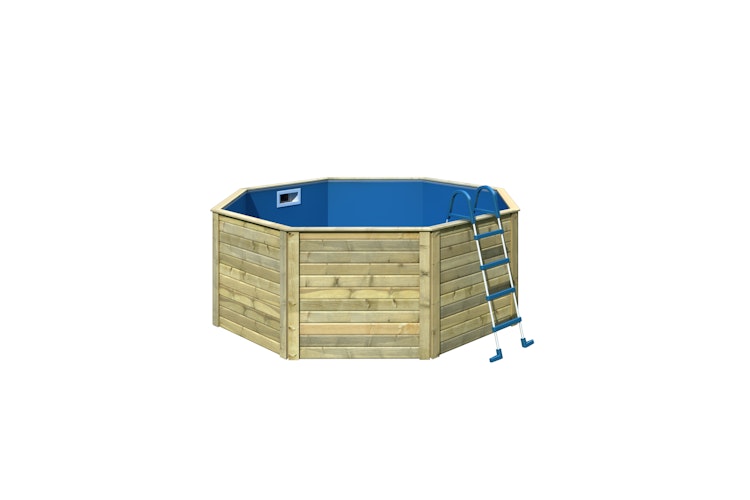 Karibu Pool Vista 350 x 350 cm - kesseldruckimprägniert mit Metallecke - Aktionsangebot