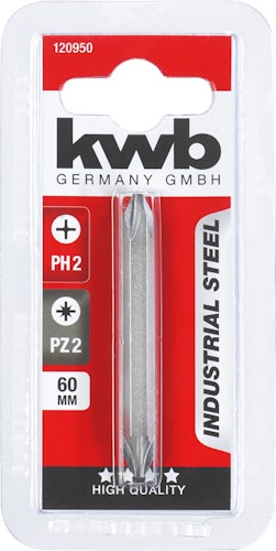 kwb Schr.-Doppelbit PH 2 x PZ 2 SB 120950