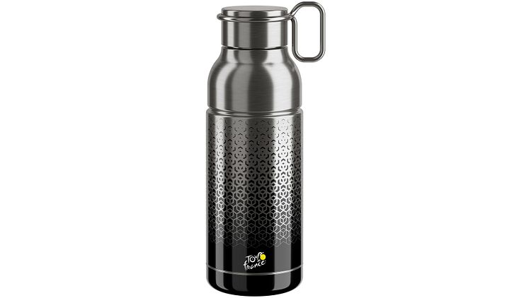Elite Mia Inox Trinkflasche 650 ml schwarz/silber