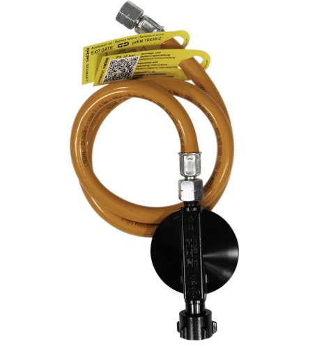 Napoleon Schlauch und Druckregler 50mbar DE