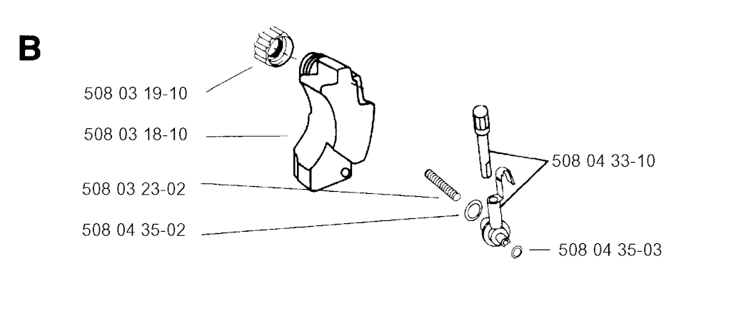 Explosionszeichnung Ersatzteile