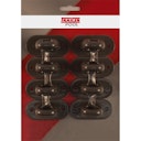 Vorschaubild 8x Drehverschluss, H 13 mm, Lochabstand 51mm, grau