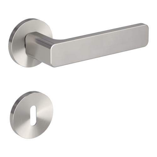 Griffwerk VAYA 265 MINIMAL MODERN fast2fix Fast2Fix Rosetten rund Buntbart Samtgrau