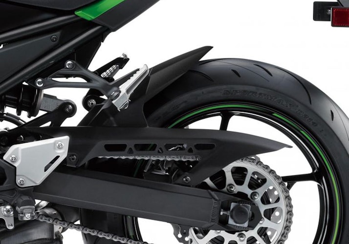 BODYSTYLE Hinterradabdeckungsverlängerung ABS Kunststoff schwarz-matt für KAWASAKI Z900, Z900 (70 kW), Z900 RS