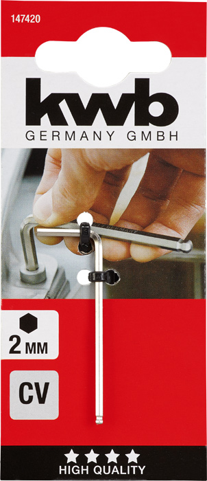 Thumbnail - kwb Stiftschlüssel CV 6kt 2,0 SB 147420
