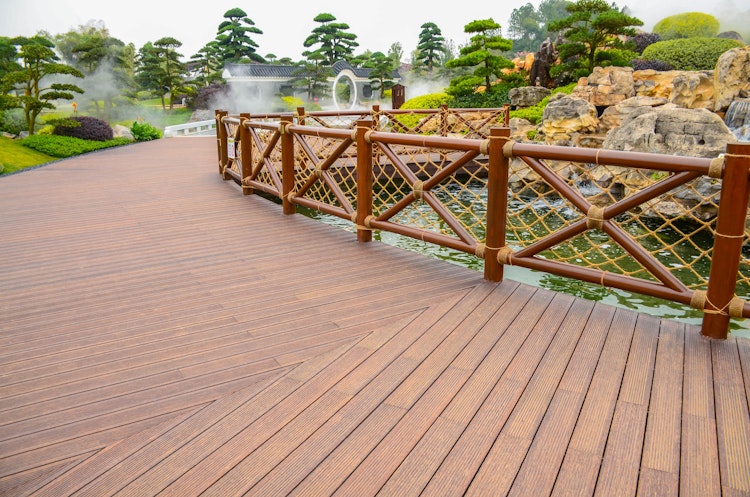 FelixWood® Terrassendiele Samba Thermo Bambus 18 x 139 x 2250 mm Endlosdiele vorgeölt