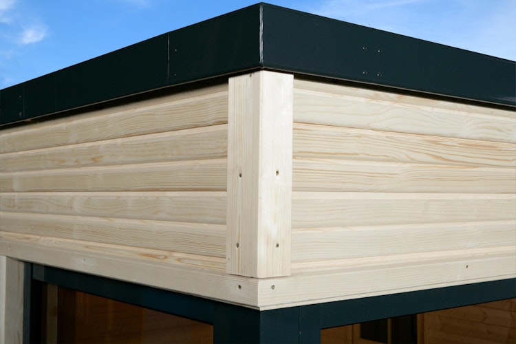 Weka Design-Saunahaus Cubilis inkl. Elementsauna 45/68 mm