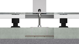 Biohort höhenverstellbare Grundplatte für Pergola (zum Ausgleich von Höhenunterschieden 7–23 cm)Zubehörbild