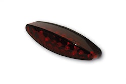 HIGHSIDER pro Little Number1 LED Rücklicht Schwarz/Rot Mit Kennzeichenbeleuchtung (1Stck)
