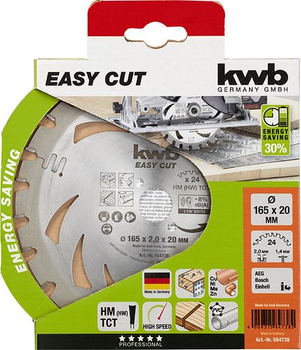 kwb Akku Top Hk-Sägebl. AKKU Ø 165 x 20 Z24 584738
